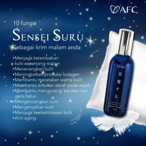 10 fungsi Sensei Suru sebagai krim malam