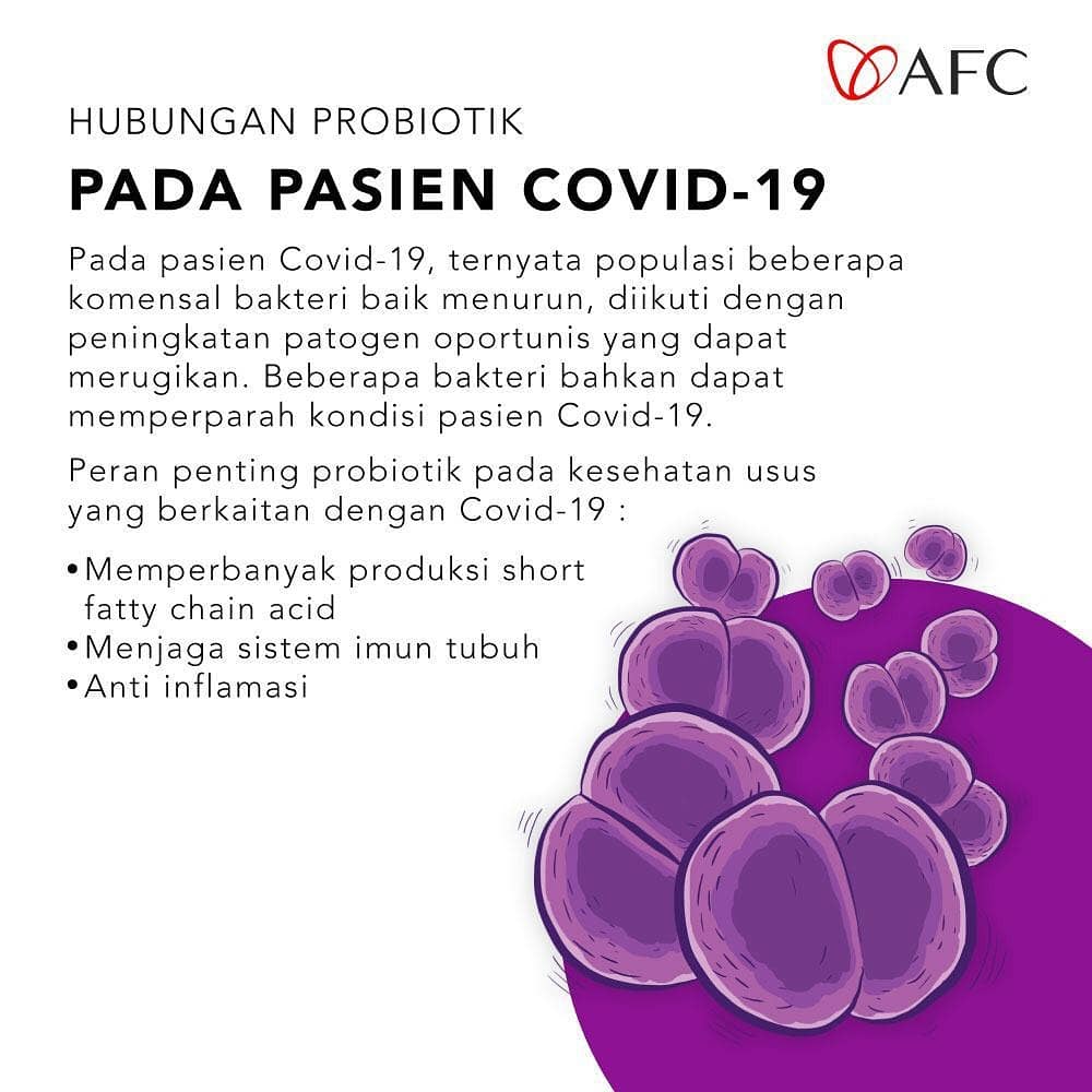 hubungan probiotik pada pasien covid