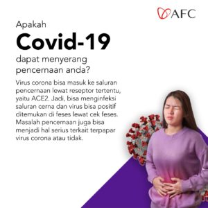 covid19 dapat menyerang pencernaan anda