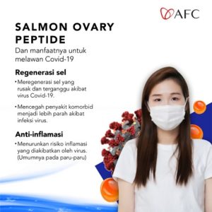 Manfaat Salmon ovary peptide dalam melawan covid-19